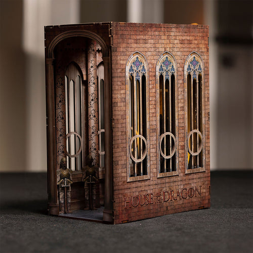 Productafbeelding Game of Thrones - IJzeren Troon Book Nook Modelbouwpakket van hout