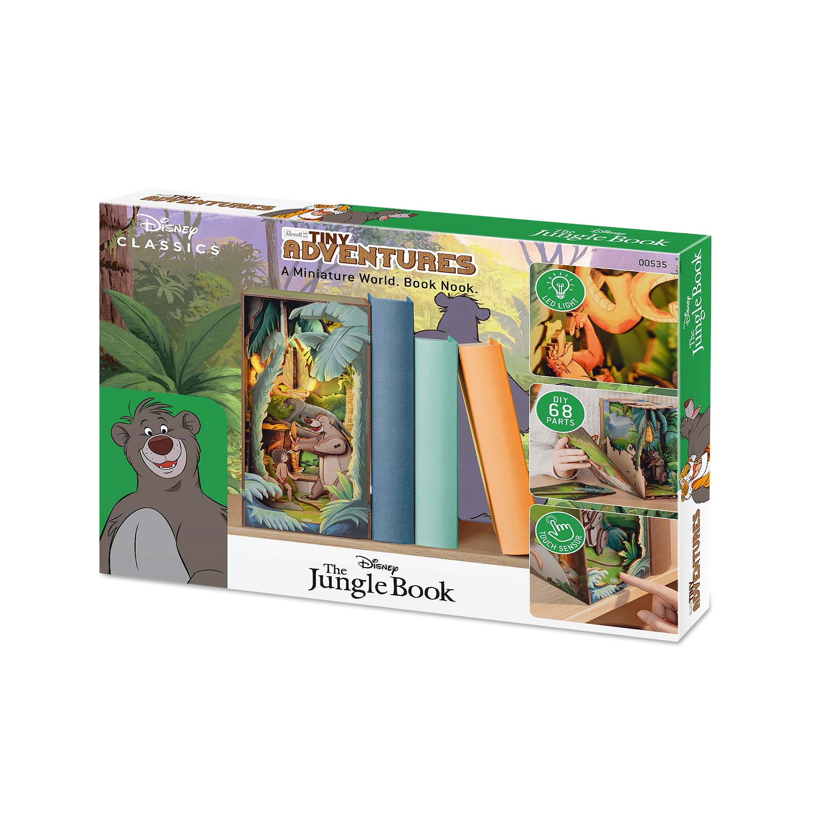 Productafbeelding Disney - Het Jungle Boek Book Nook Modelbouwset Hout
