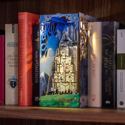 Productafbeelding The Lord of the Rings - Minas Tirith Book Nook houten modelbouwpakket