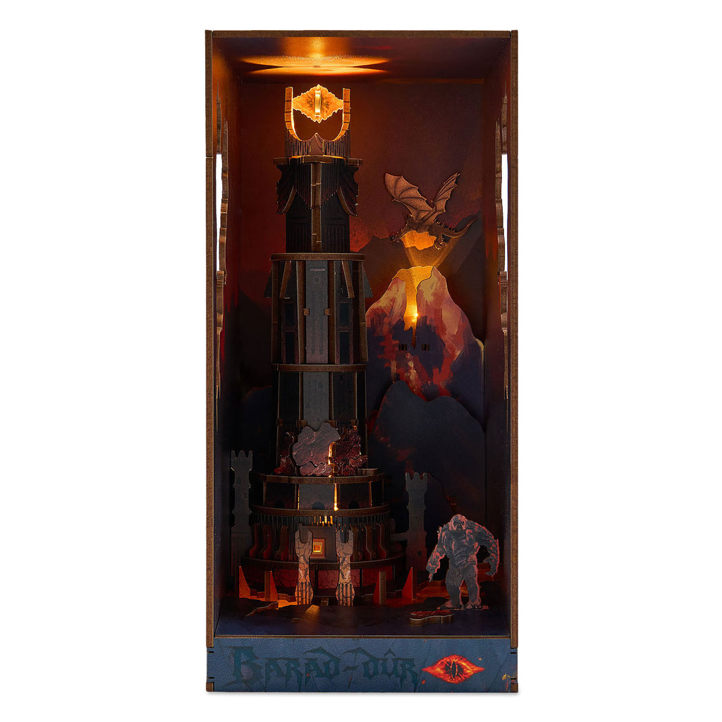 Productafbeelding The Lord of the Rings - Barad-dûr Book Nook houten modelbouwpakket