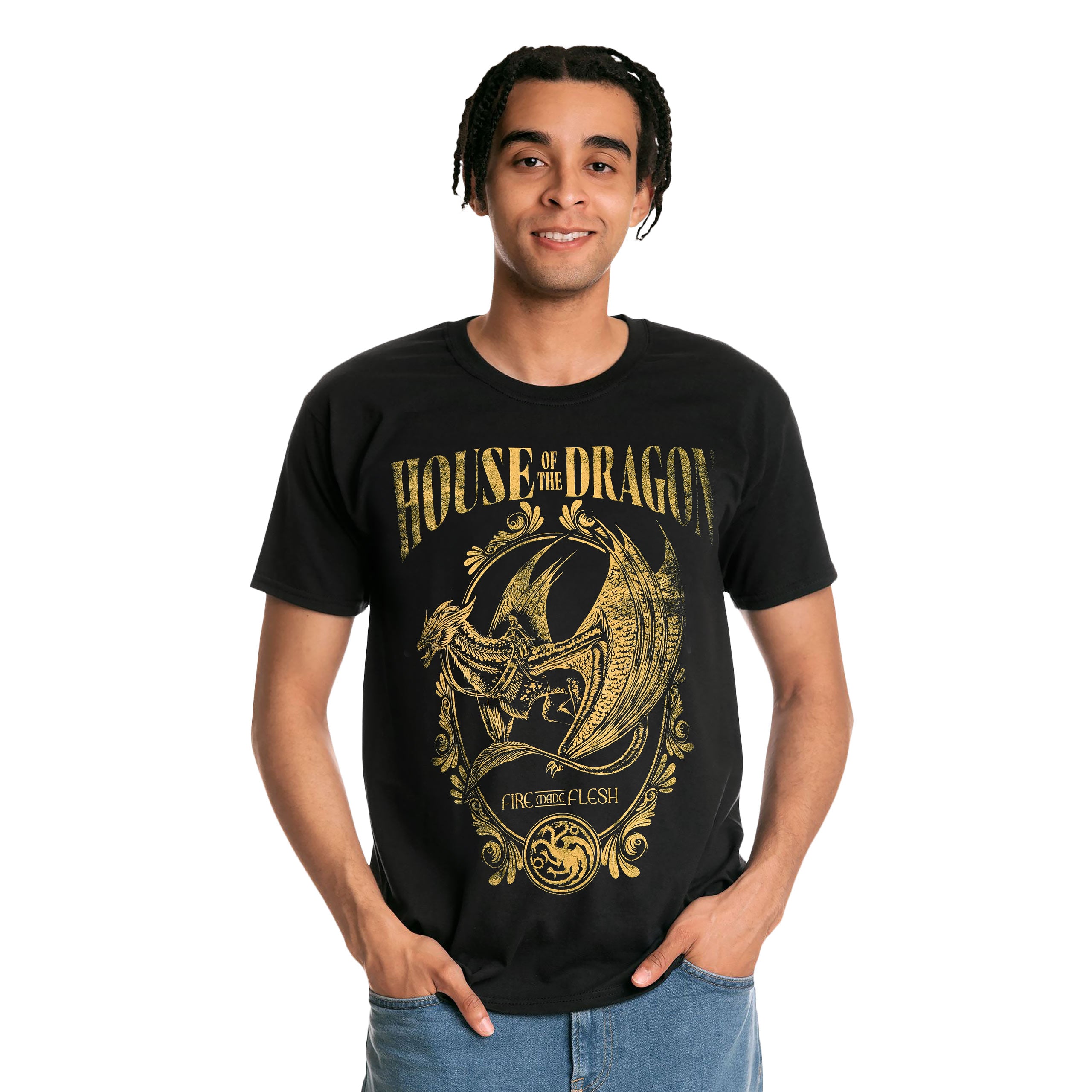 Productafbeelding House of the Dragon - Fire Made Flesh T-shirt zwart
