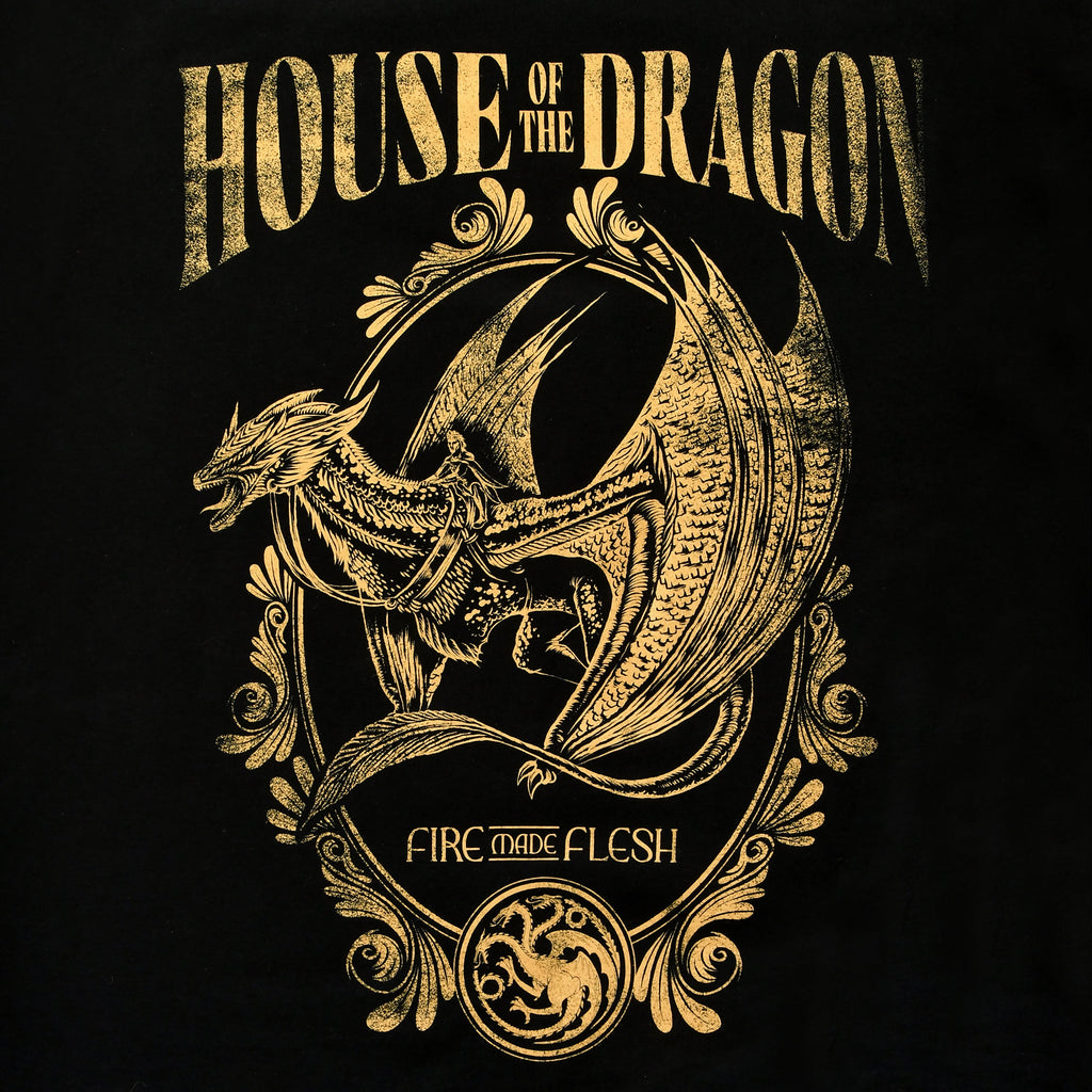 Productafbeelding House of the Dragon - Fire Made Flesh T-shirt zwart