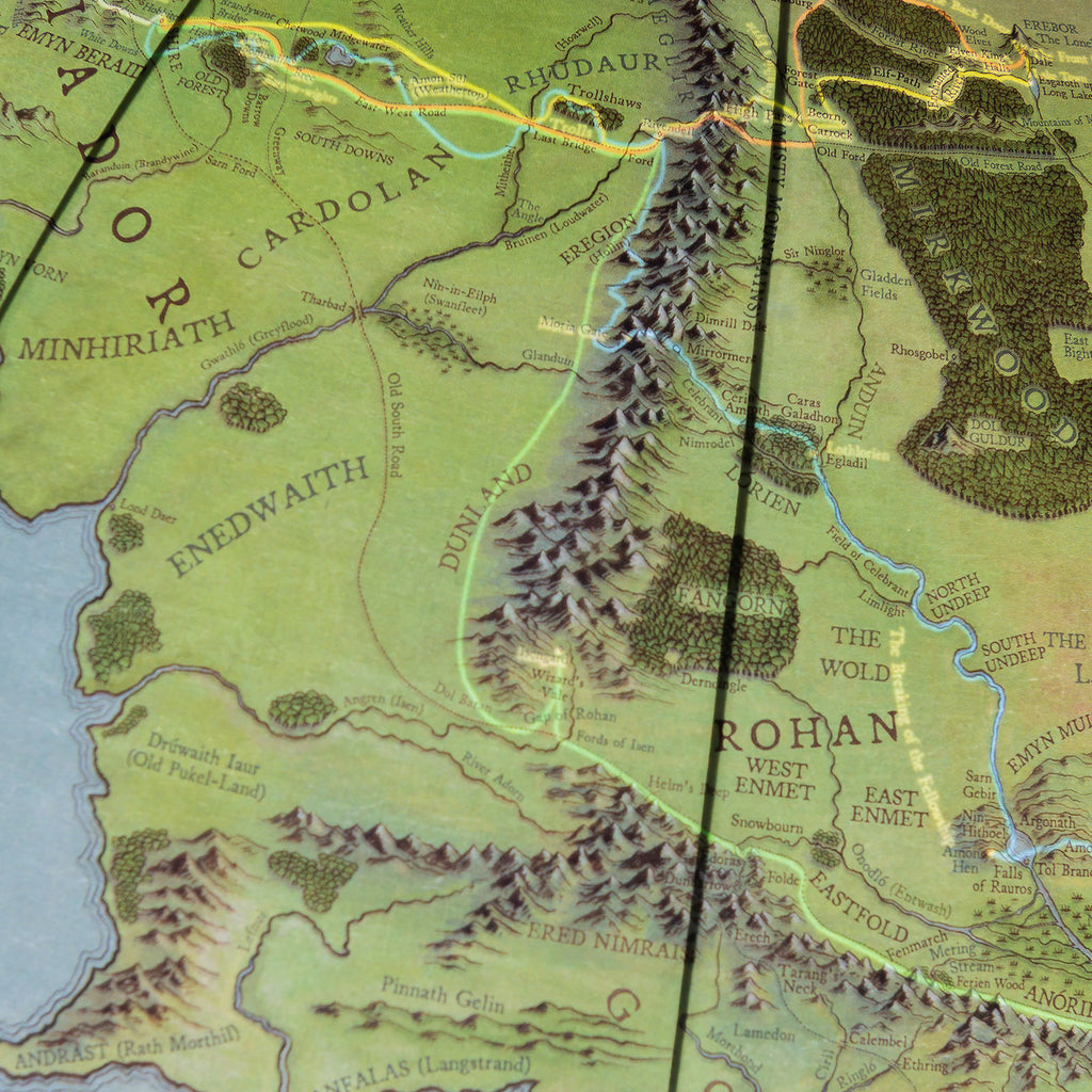 Productafbeelding The Lord of the Rings - Midden-aarde Globe met Licht 40cm