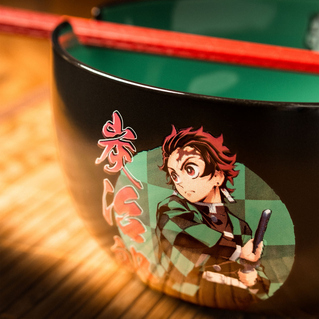 Productafbeelding Demon Slayer - Tanjiro ramenkom met eetstokjes