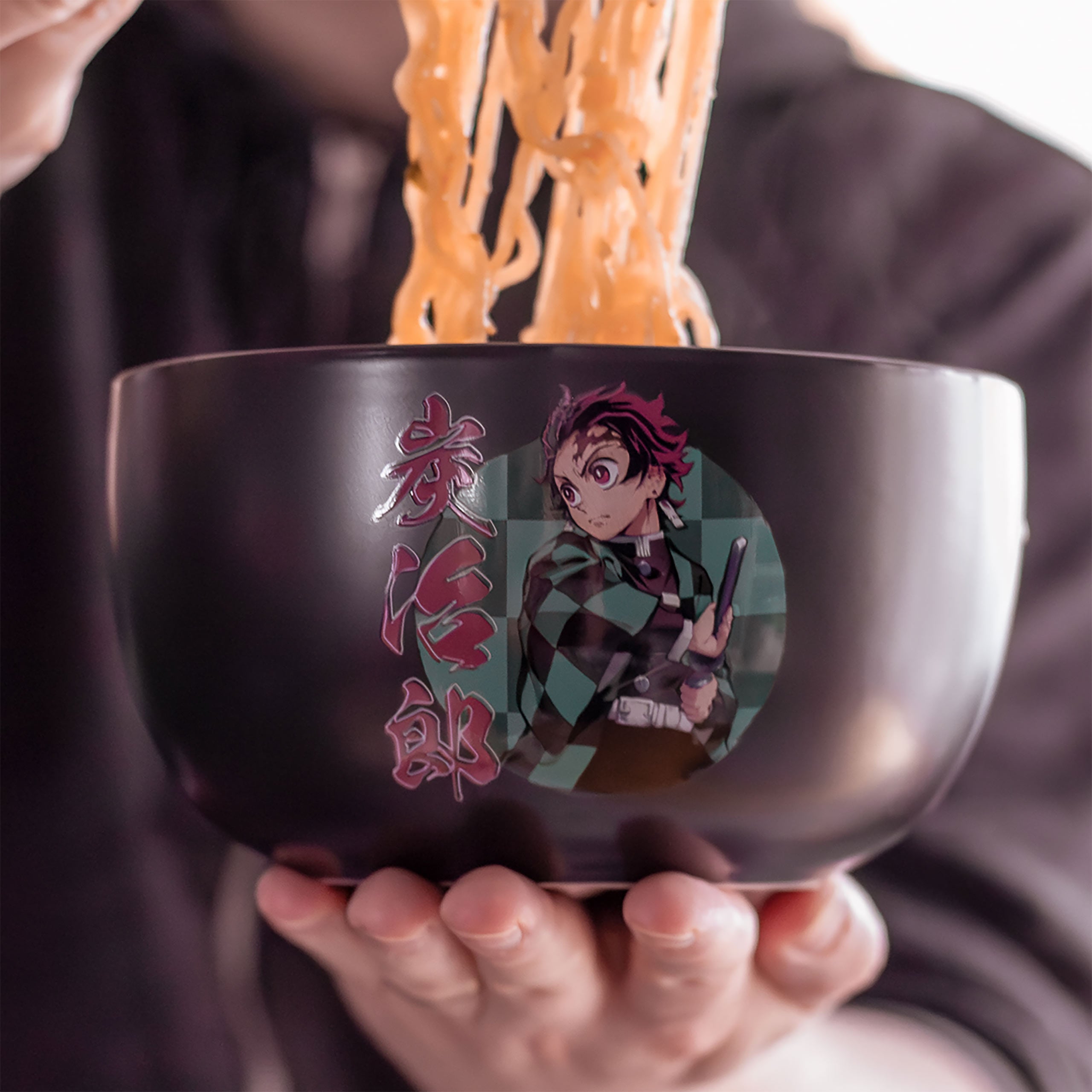 Productafbeelding Demon Slayer - Tanjiro ramenkom met eetstokjes