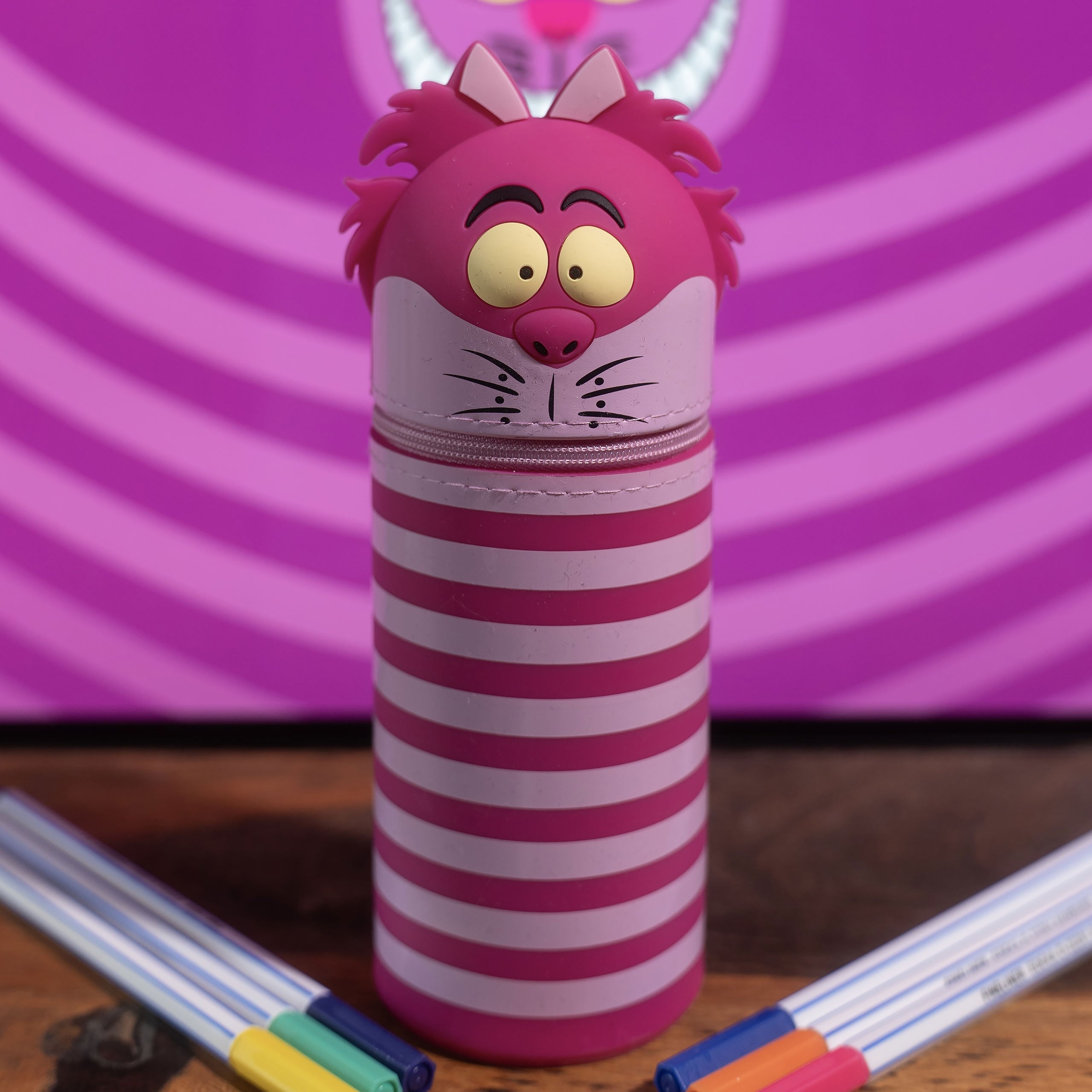 Productafbeelding Alice in Wonderland - Cheshire Cat 3D siliconen pennenetui