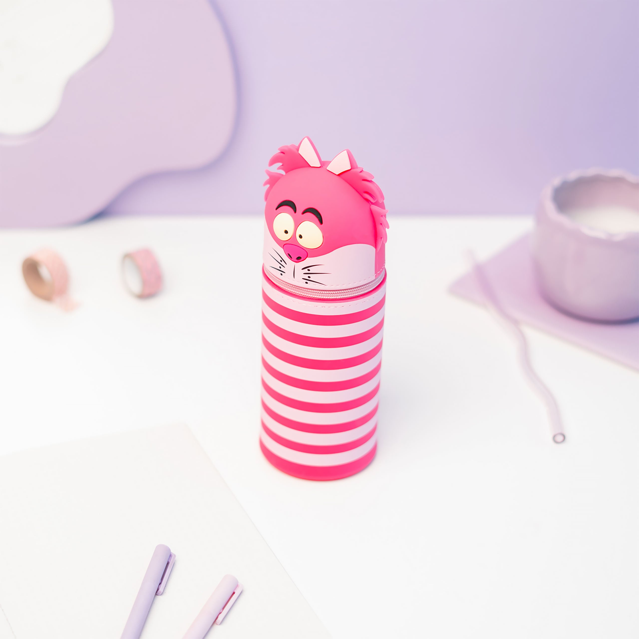 Productafbeelding Alice in Wonderland - Cheshire Cat 3D siliconen pennenetui