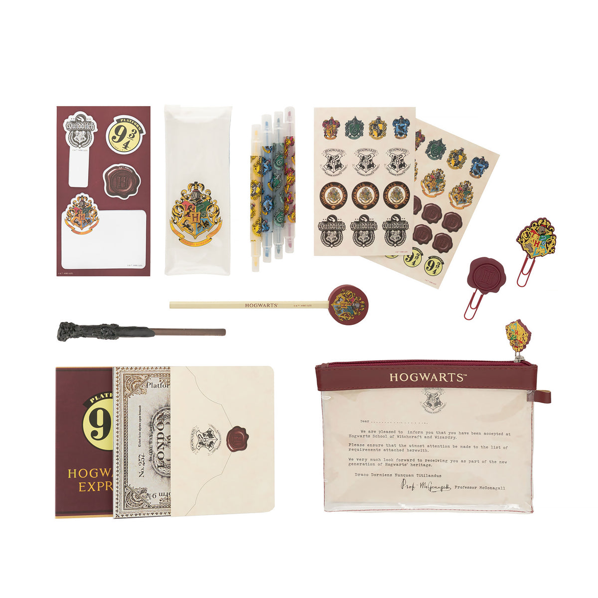 Productafbeelding Harry Potter - Zweinstein Schrijfset 14-delig