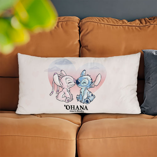 Productafbeelding Stitch en Angel Ohana Means Family - Kussen