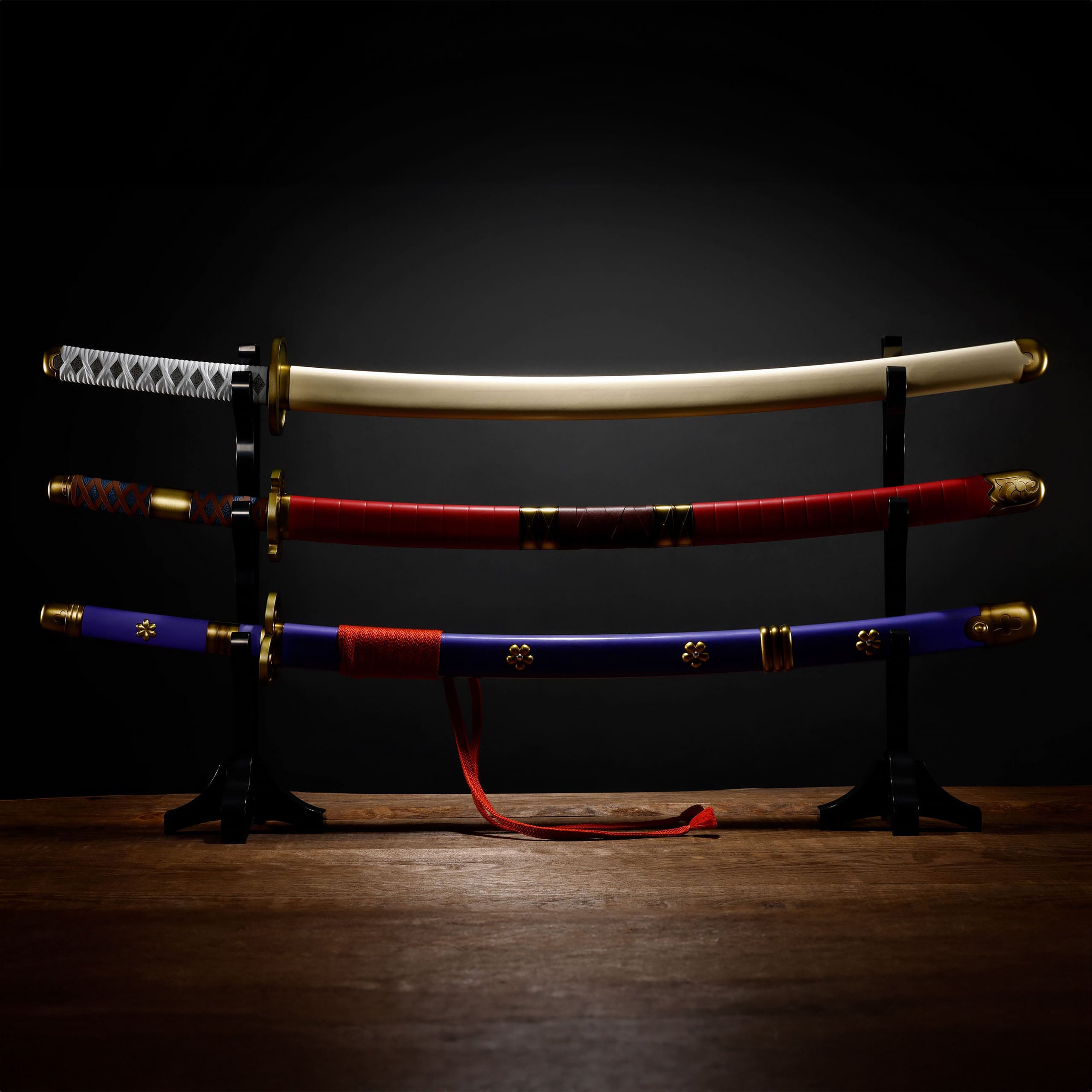 Productafbeelding One Piece - Roronoa Zoro zwaarden replica set van 3