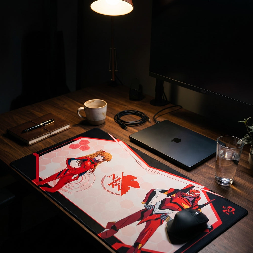 Productafbeelding Evangelion - Asuka en Unit-02 Muismat