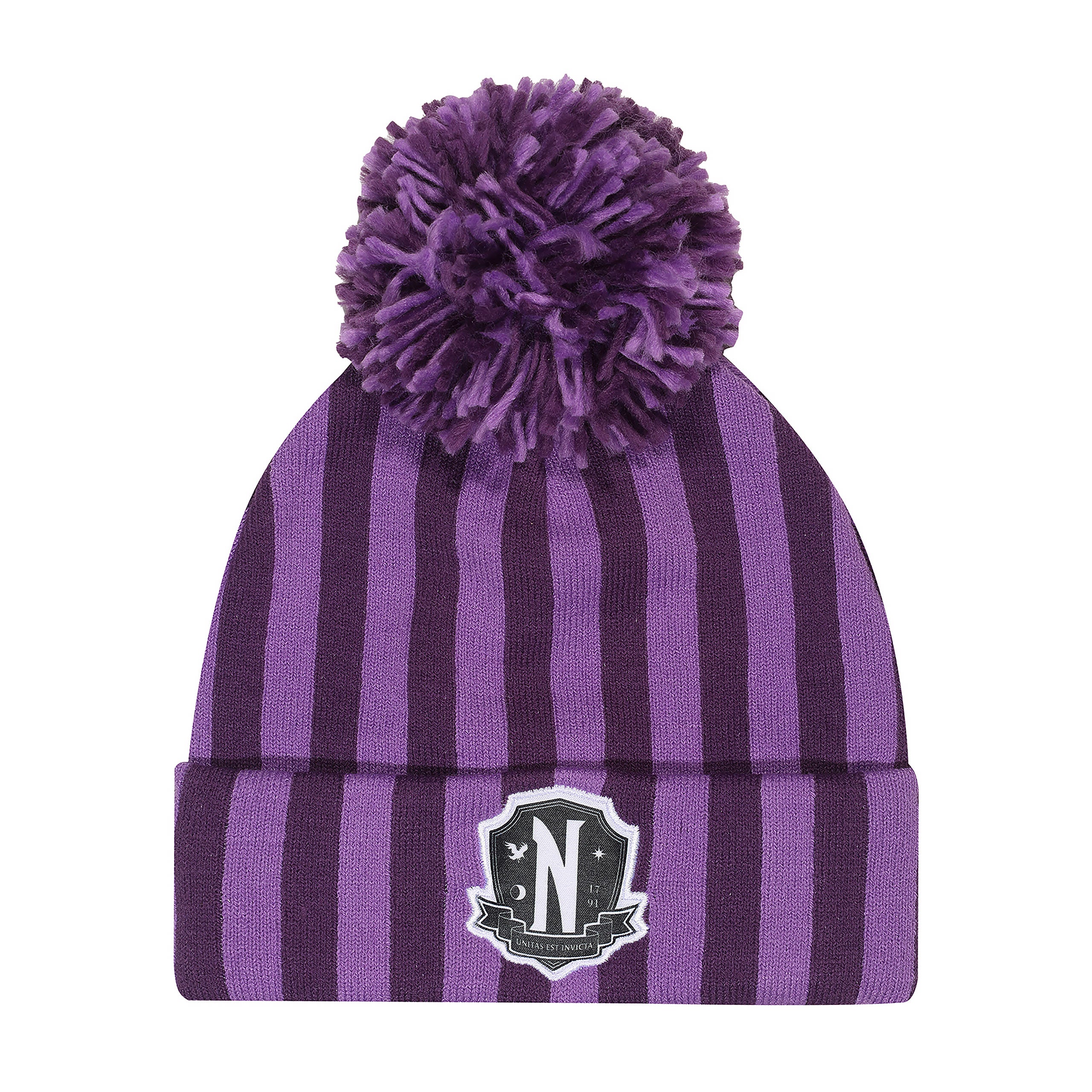 Product image Wednesday - Nevermore Logo Pom-Pom Beanie