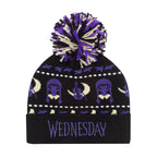 Productafbeelding Wednesday - Midnight muts met pompon