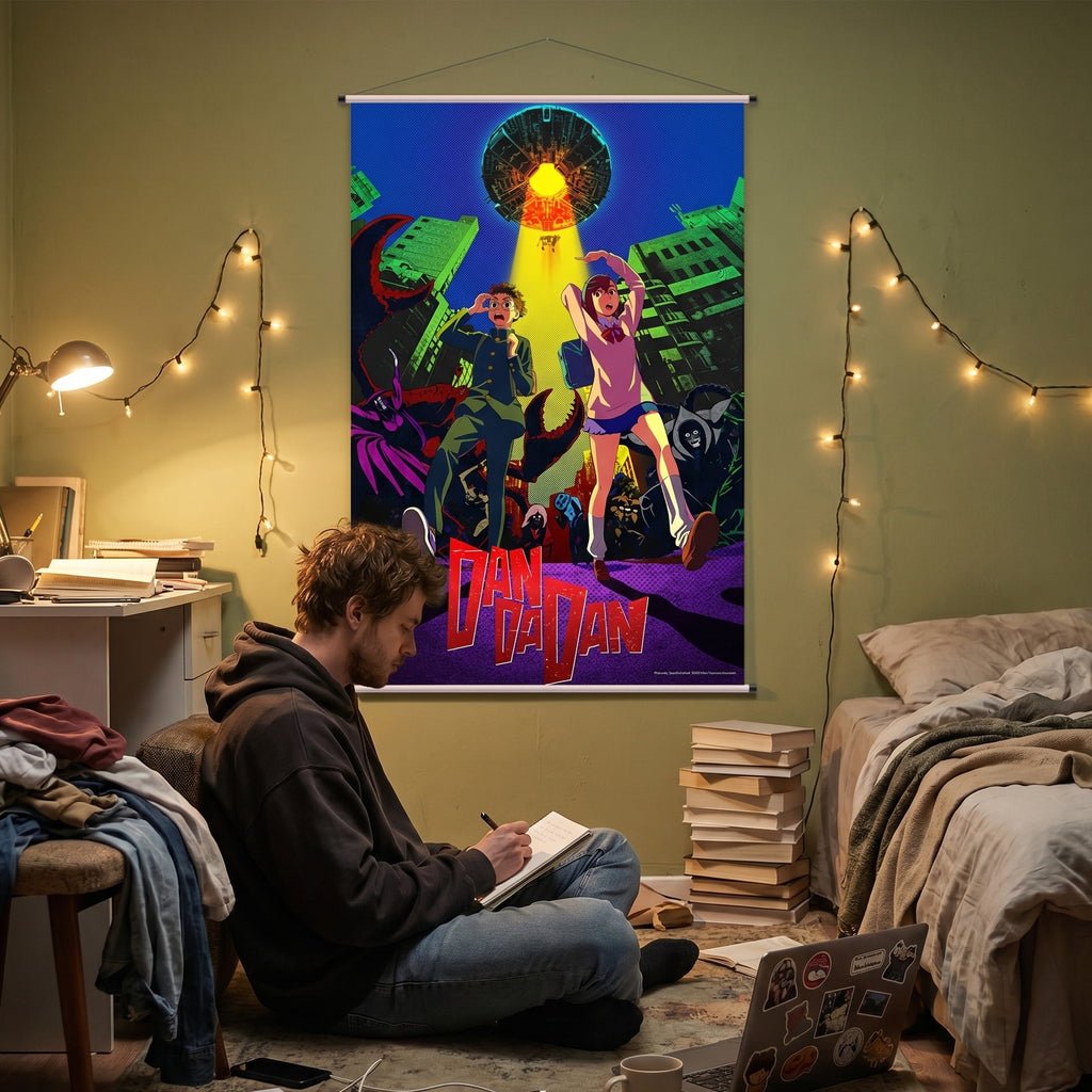 Productafbeelding Dandadan - Okarun en Momo Wall Scroll