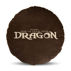 Productafbeelding Hoe tem je een draak - Logo kussen bruin