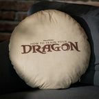 Productafbeelding Hoe Tem Je Een Draak - Kussen met Yggdrasil-wereldboom-symbool bruin