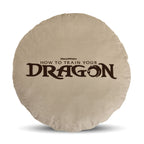 Productafbeelding Hoe Tem Je Een Draak - Kussen met Yggdrasil-wereldboom-symbool bruin