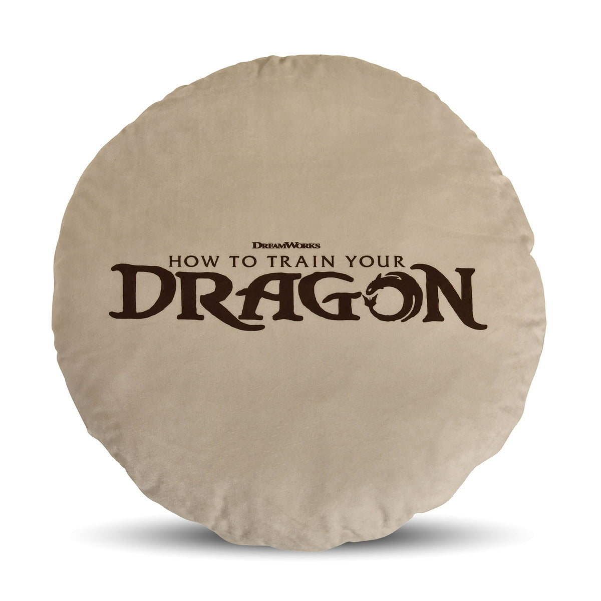 Productafbeelding Hoe Tem Je Een Draak - Kussen met Yggdrasil-wereldboom-symbool bruin