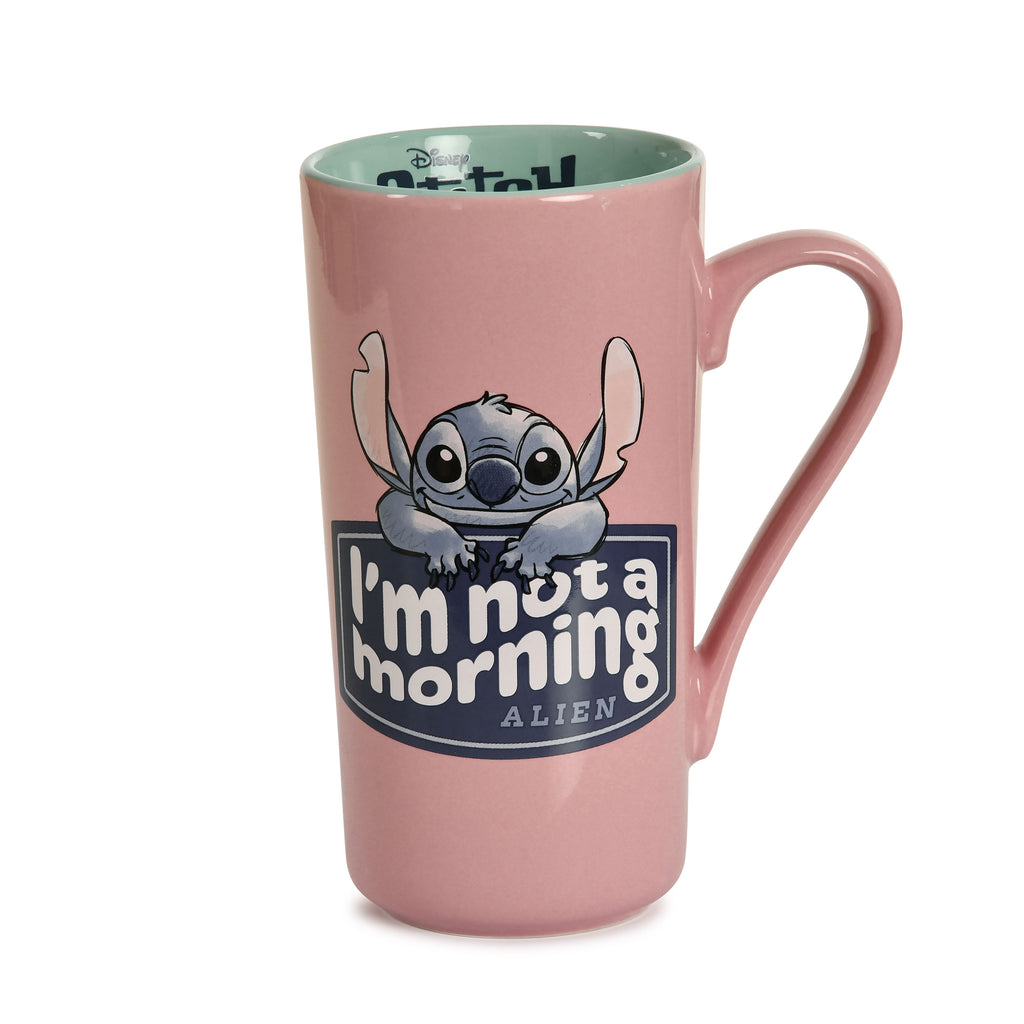 Productafbeelding Stitch en Angel I'm Not a Morning Mok - Lilo & Stitch