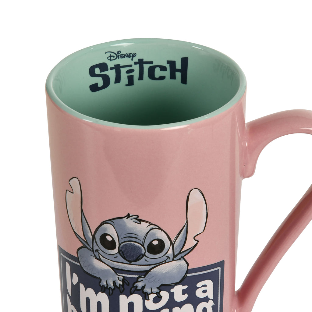 Productafbeelding Stitch en Angel I'm Not a Morning Mok - Lilo & Stitch