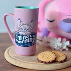 Productafbeelding Stitch en Angel I'm Not a Morning Mok - Lilo & Stitch