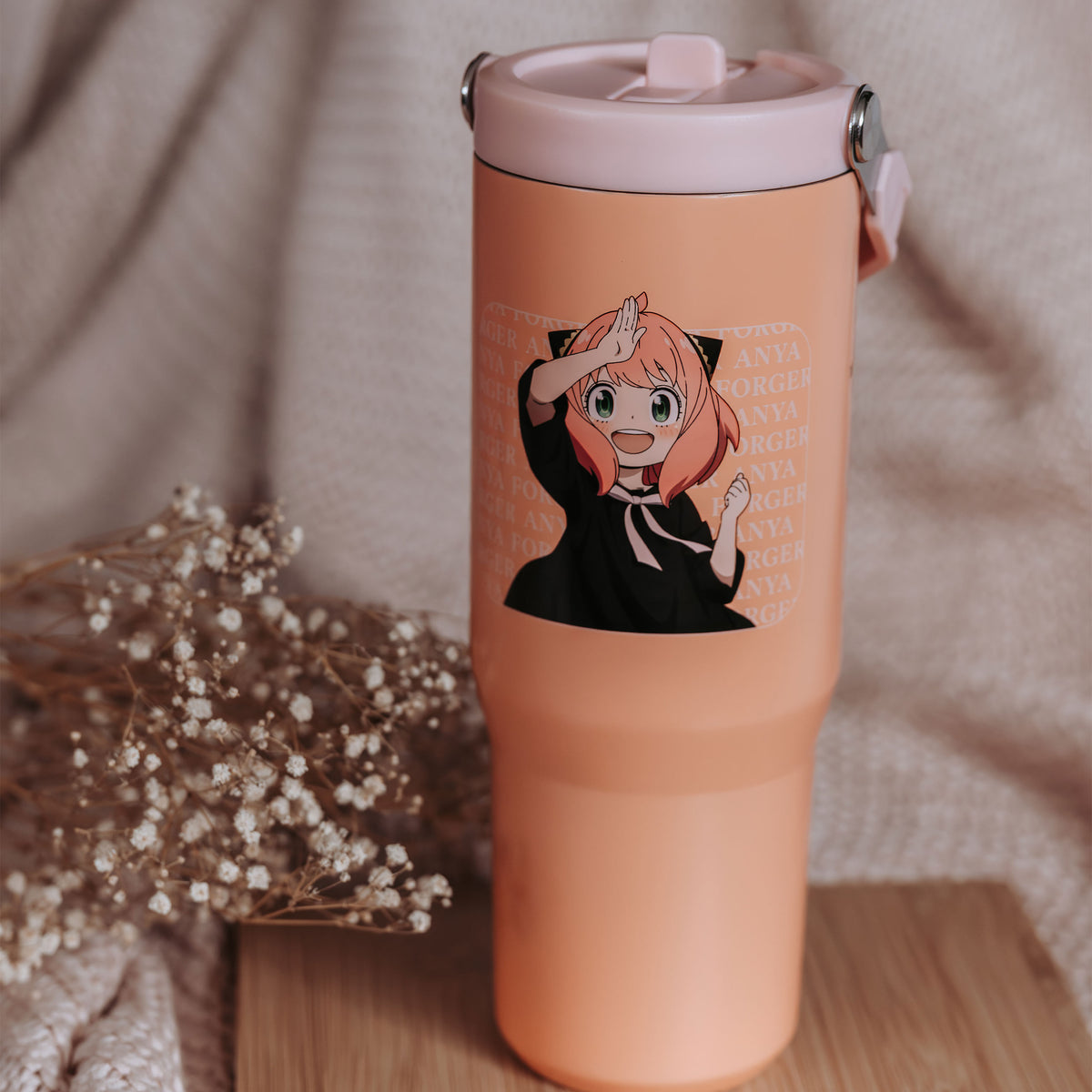 Productafbeelding Spy x Family - Anya Forger to-go beker met handvat