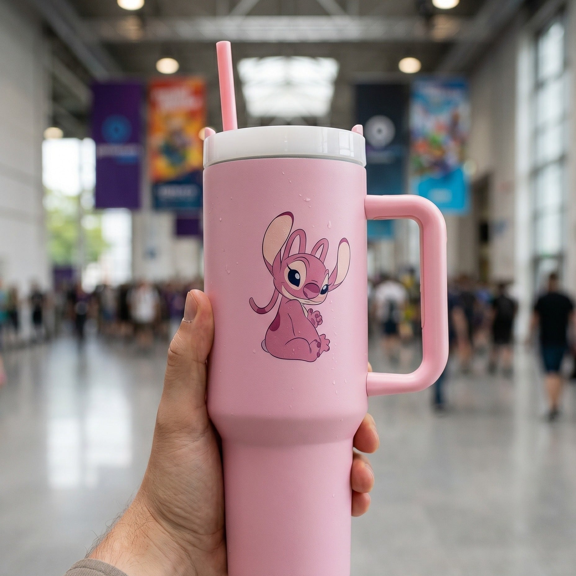 Productafbeelding Lilo & Stitch - Angel To-Go Beker met rietje