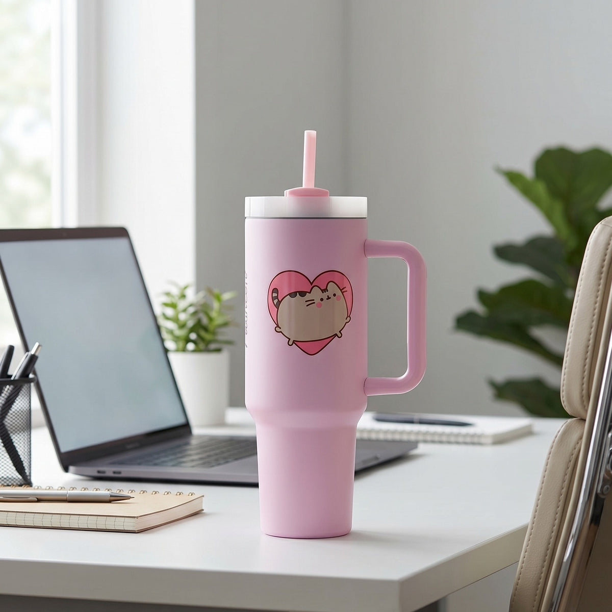 Productafbeelding Pusheen - Yum To Go beker met rietje