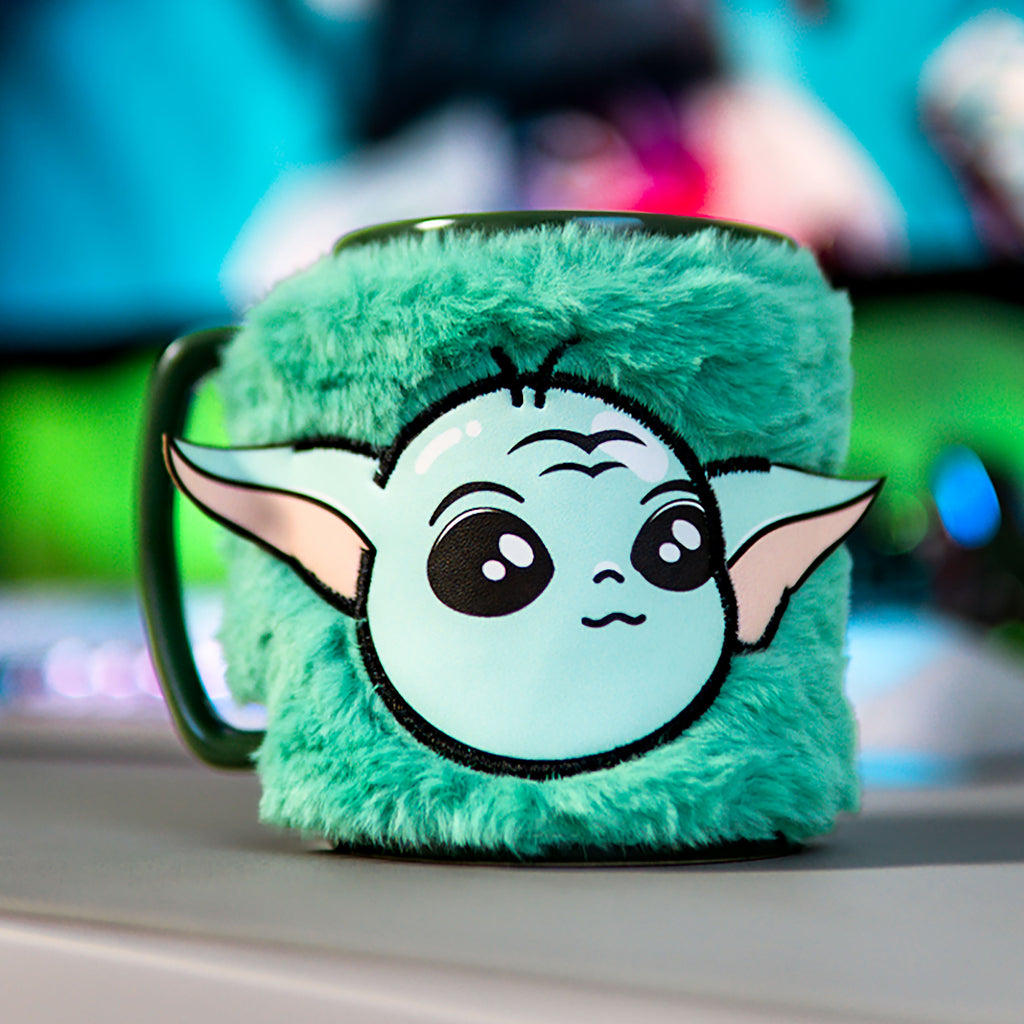 Productafbeelding Grogu mok met pluchen hoes - Star Wars The Mandalorian