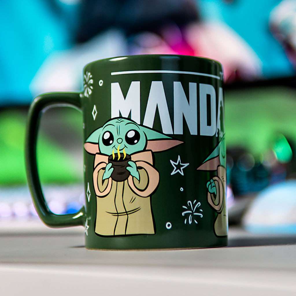 Productafbeelding Grogu mok met pluchen hoes - Star Wars The Mandalorian