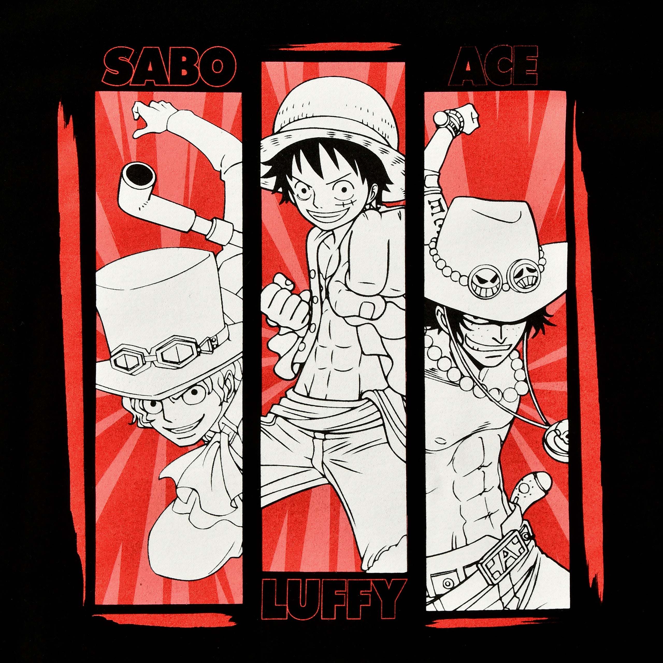 Productafbeelding One Piece - Crew T-Shirt zwart
