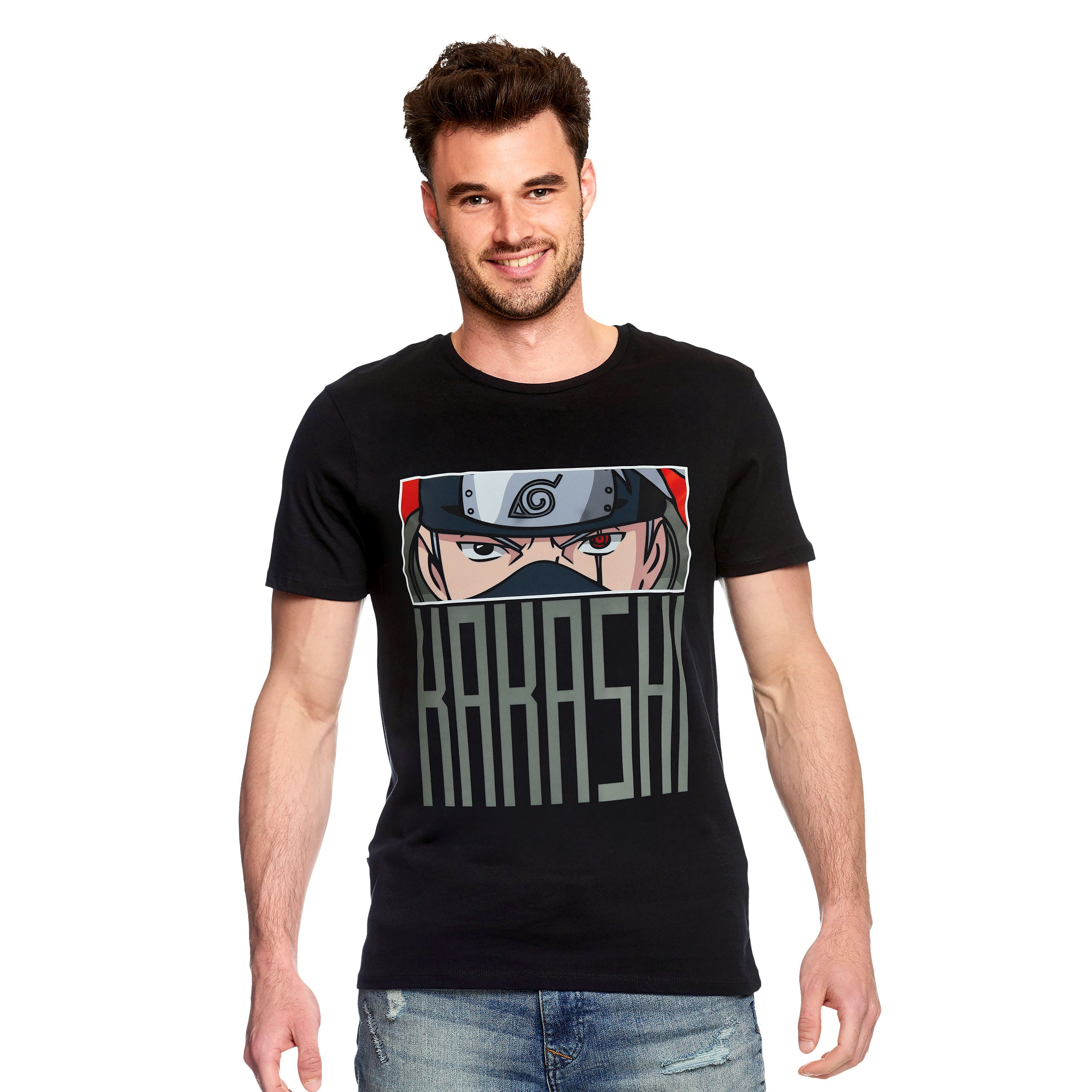 Productafbeelding Naruto - Kakashi Eyes T-shirt zwart