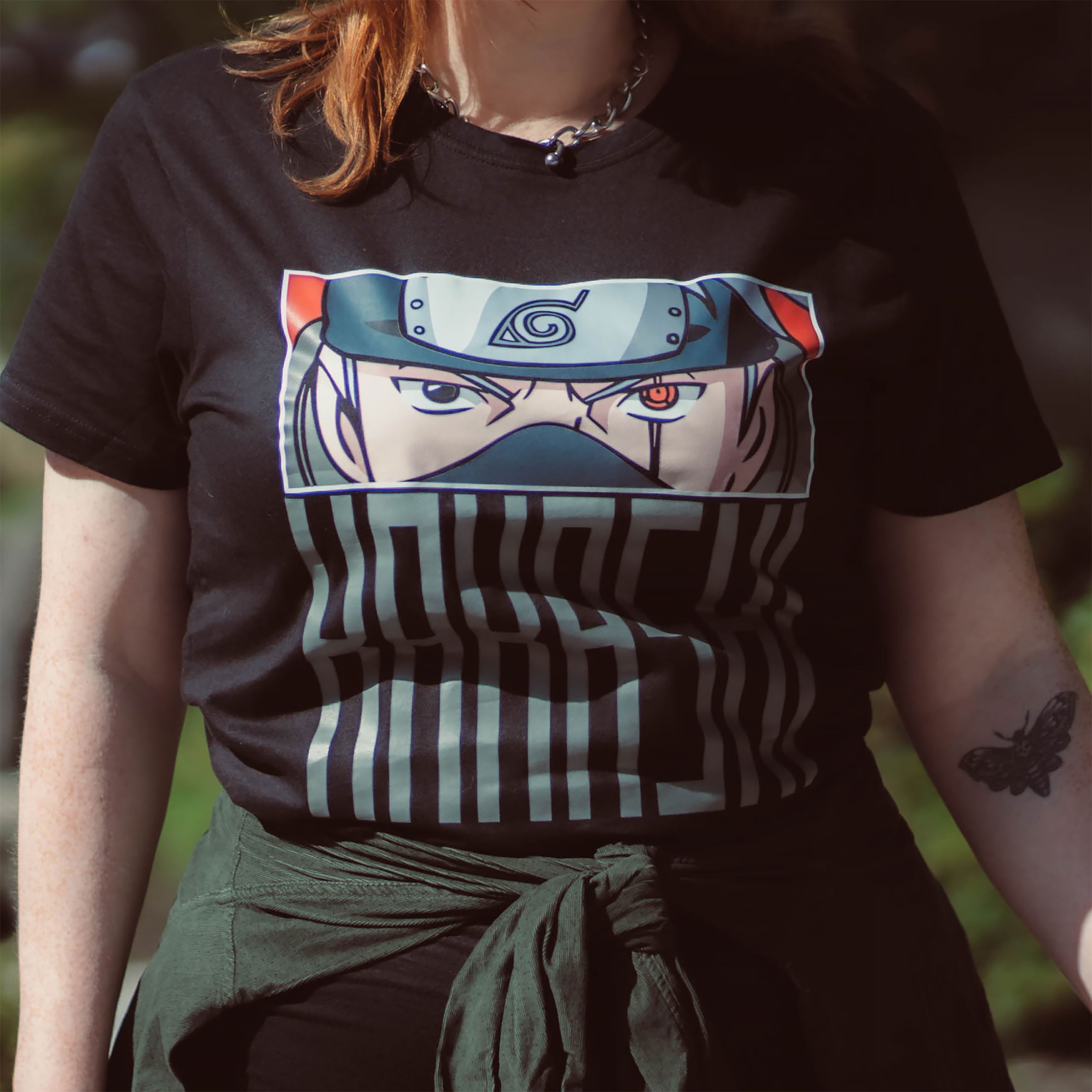 Productafbeelding Naruto - Kakashi Eyes T-shirt zwart