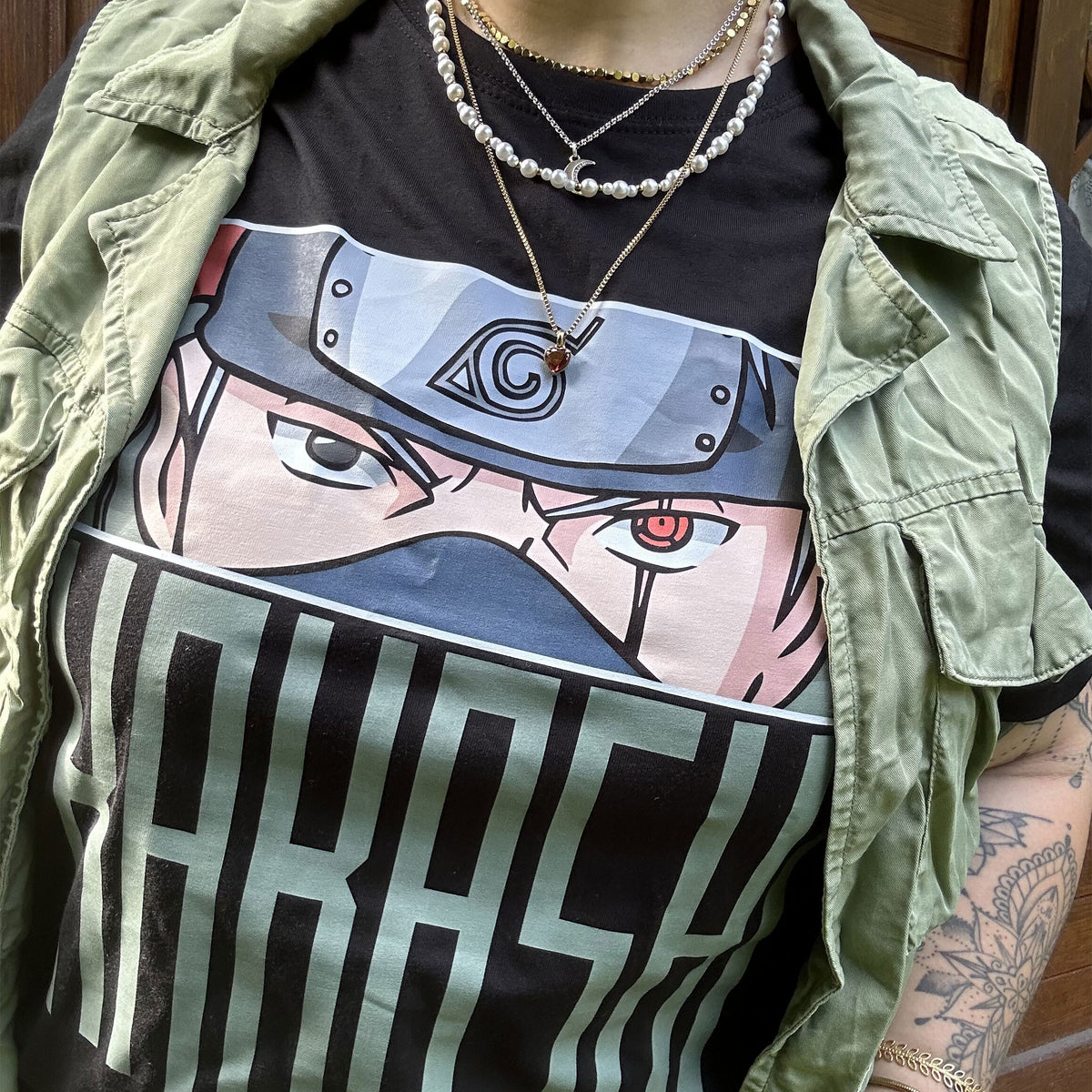 Productafbeelding Naruto - Kakashi Eyes T-shirt zwart
