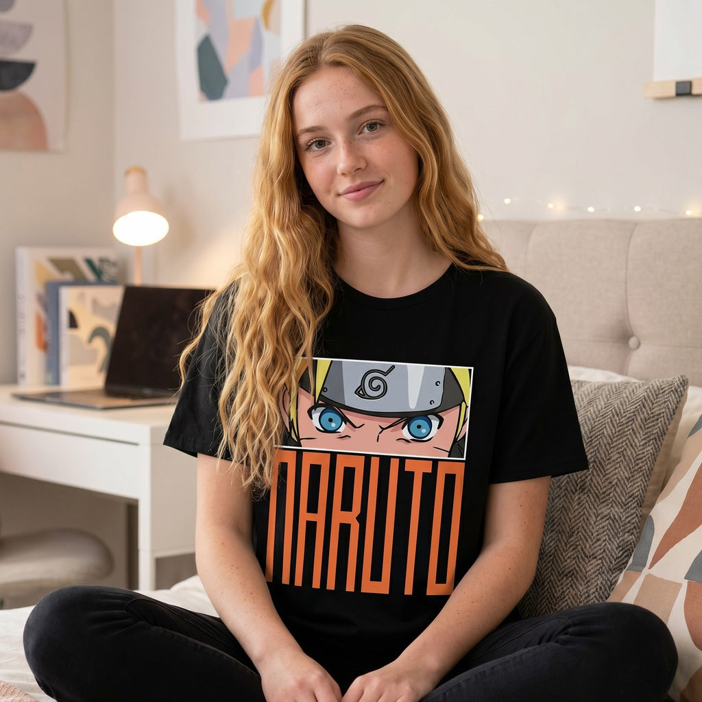 Productafbeelding Naruto - Eyes T-shirt zwart
