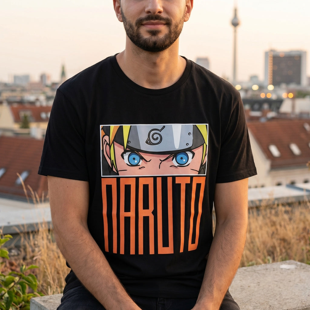 Productafbeelding Naruto - Eyes T-shirt zwart