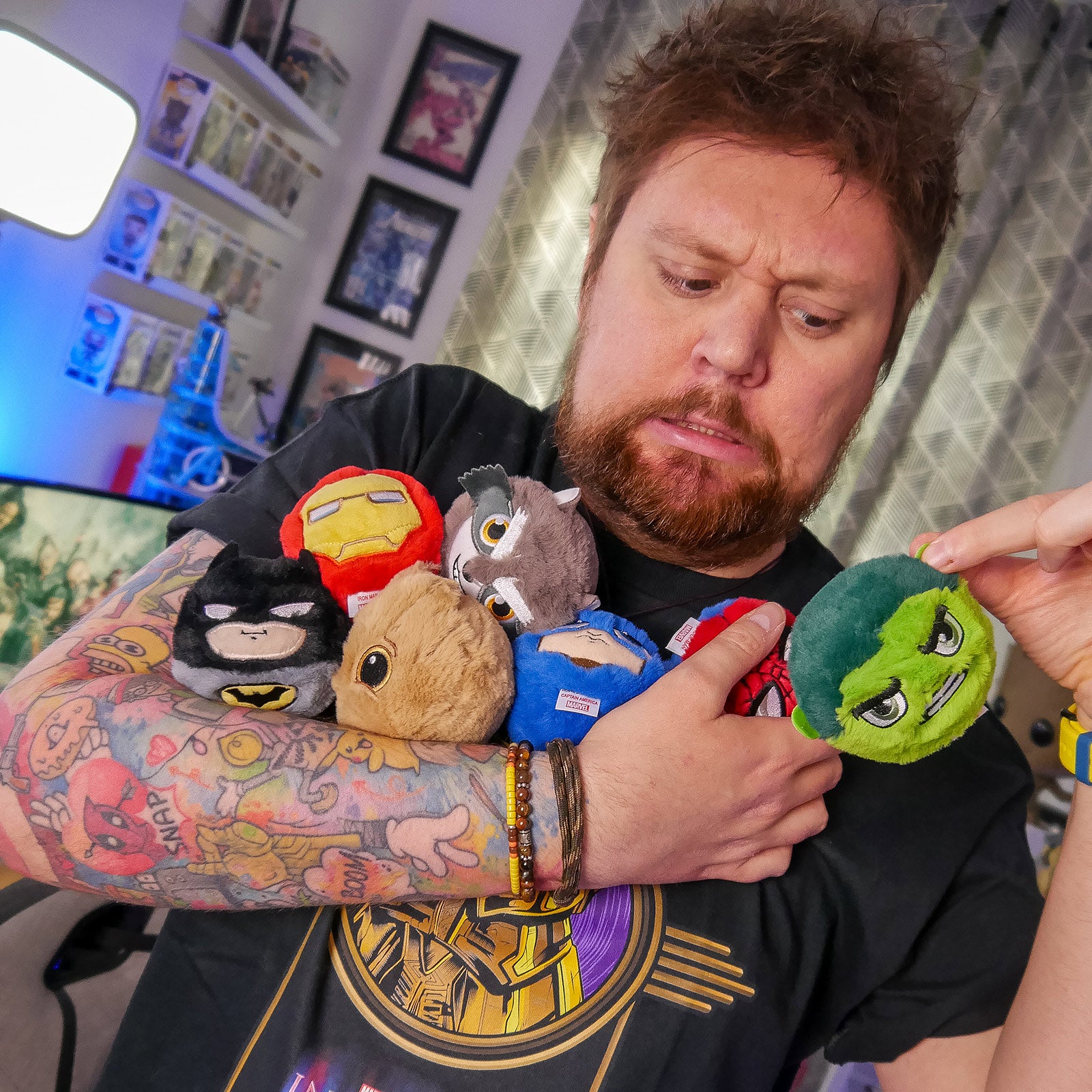 Productafbeelding Hulk - Beanie Bouncers stuiterende pluchen bal