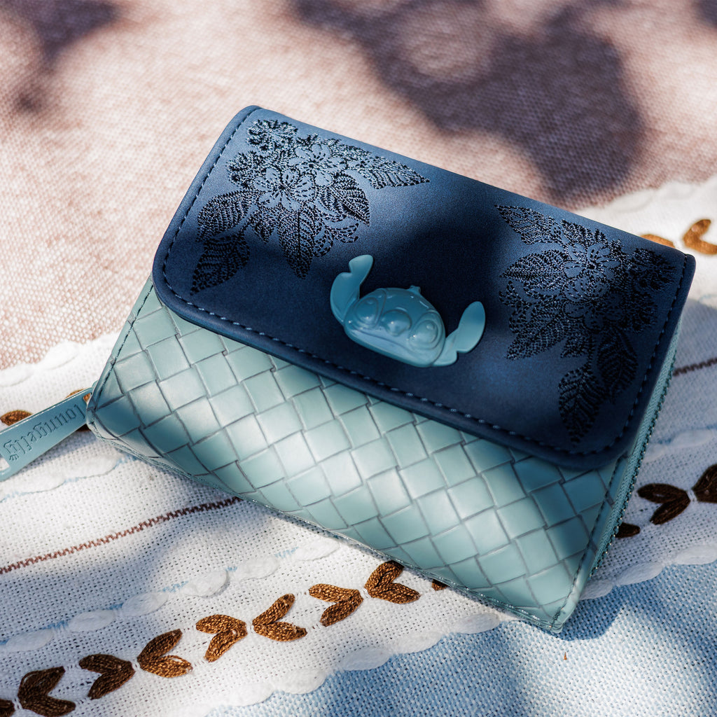 Productafbeelding Stitch Bloemen Portemonnee - Lilo & Stitch