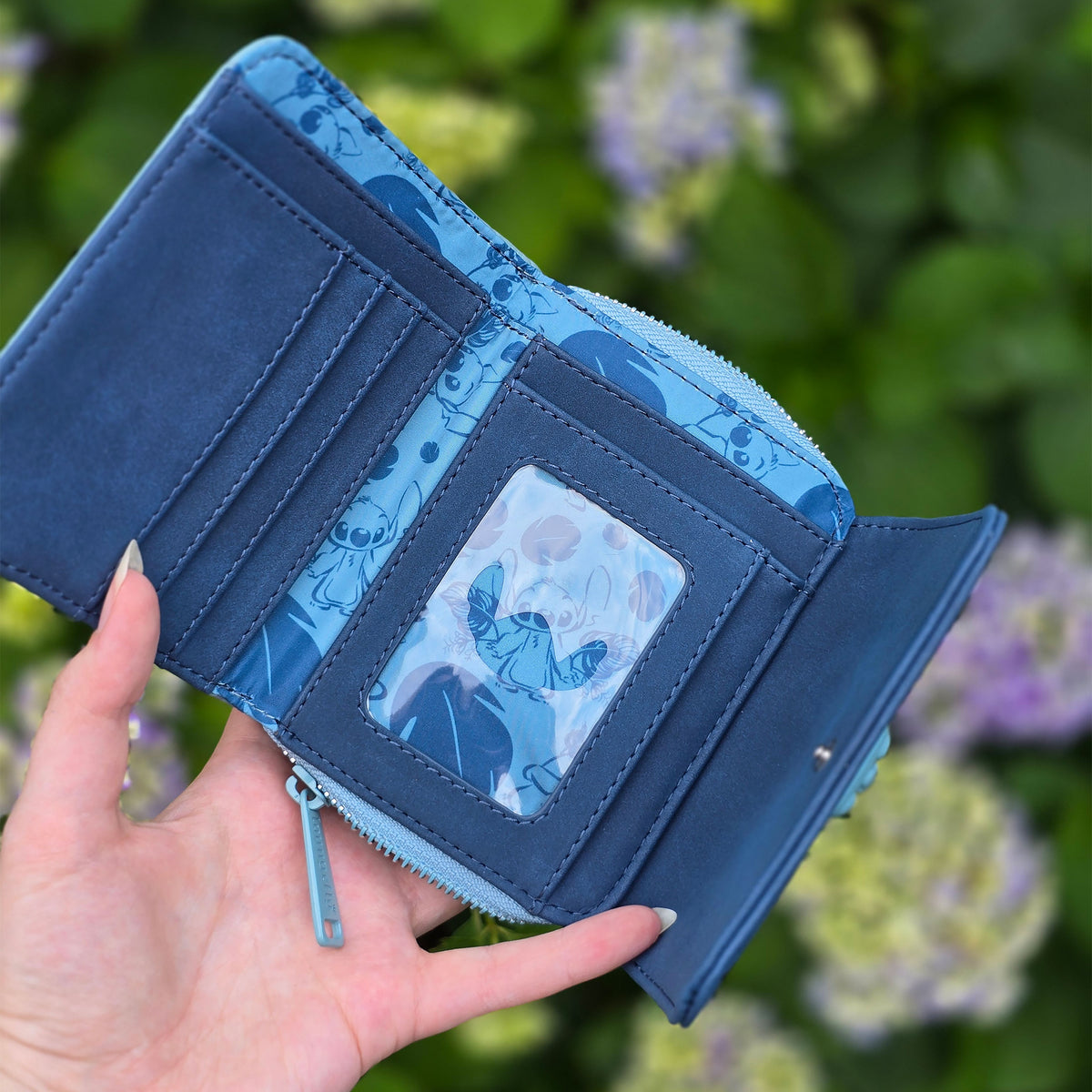Productafbeelding Stitch Bloemen Portemonnee - Lilo & Stitch