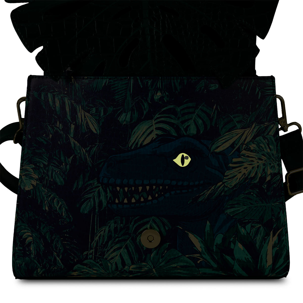 Productafbeelding Velociraptor Glow in the Dark Crossbody Tas - Jurassic World