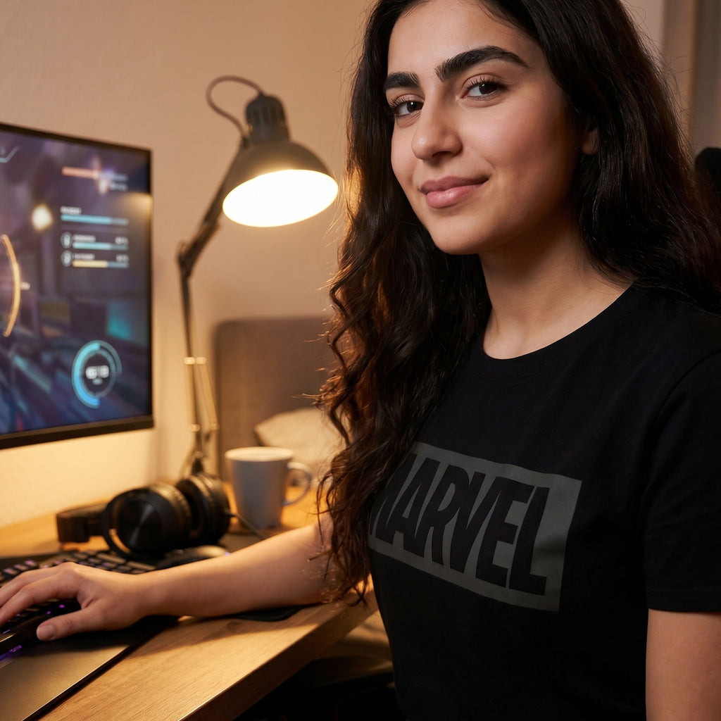 Productafbeelding Marvel - Logo T-Shirt zwart