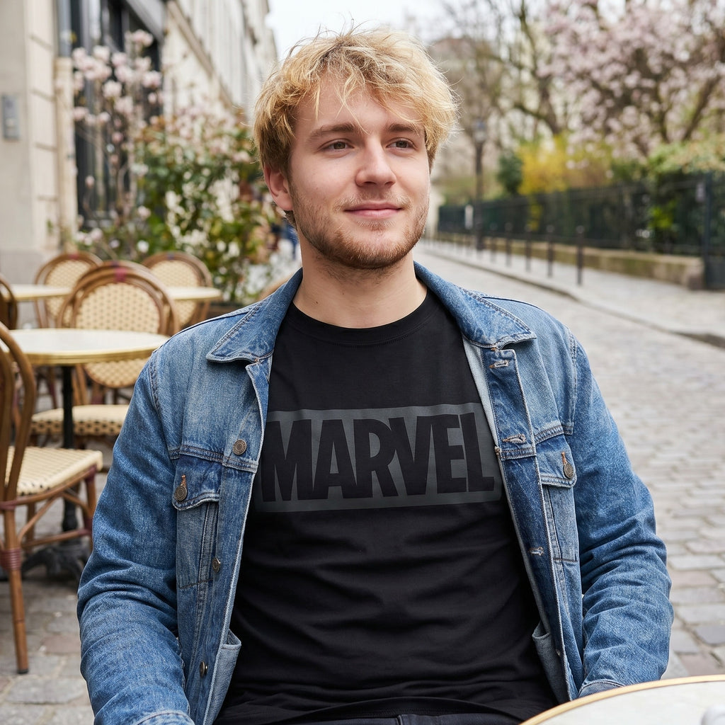 Productafbeelding Marvel - Logo T-Shirt zwart