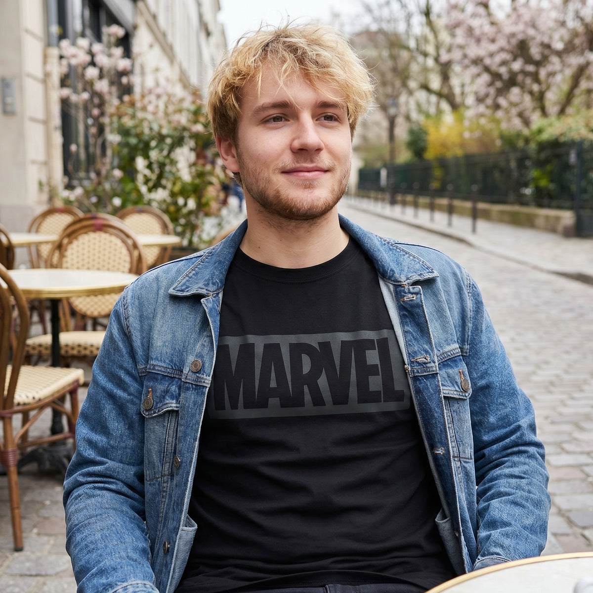 Productafbeelding Marvel - Logo T-Shirt zwart