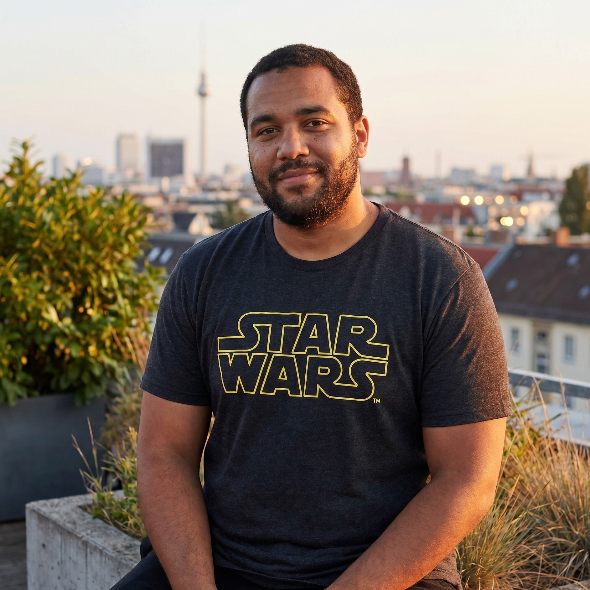 Productafbeelding Star Wars - Logo T-Shirt Grijs
