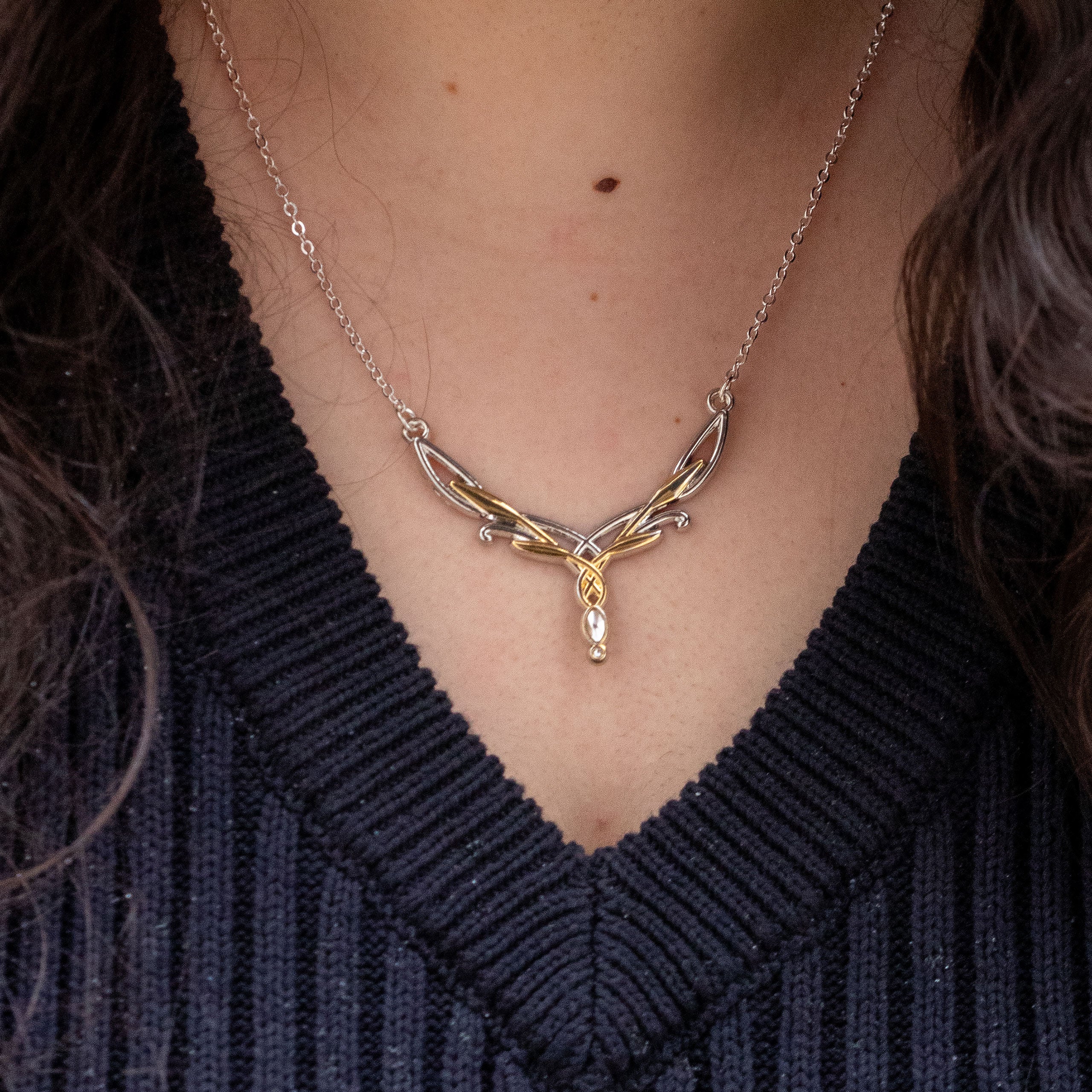 Productafbeelding Galadriel Tiara Ketting - In de Ban van de Ring