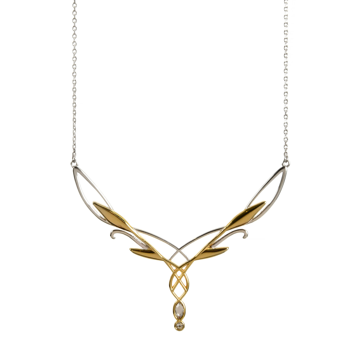 Productafbeelding Galadriel Tiara Ketting 925 Sterling Zilver - In de Ban van de Ring
