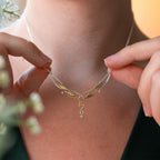 Productafbeelding Galadriel Tiara Ketting 925 Sterling Zilver - In de Ban van de Ring