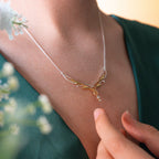 Productafbeelding Galadriel Tiara Ketting 925 Sterling Zilver - In de Ban van de Ring