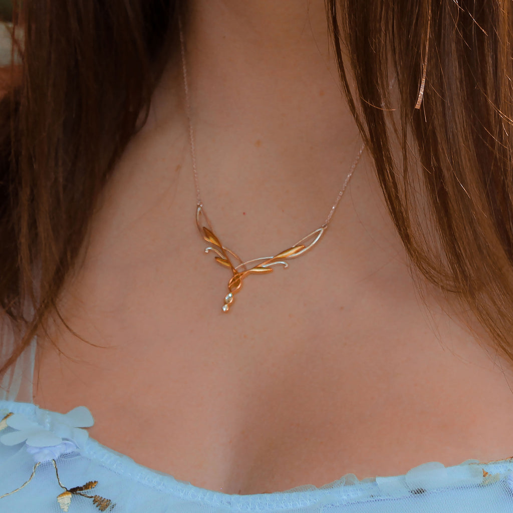 Productafbeelding Galadriel Tiara Ketting 925 Sterling Zilver - In de Ban van de Ring