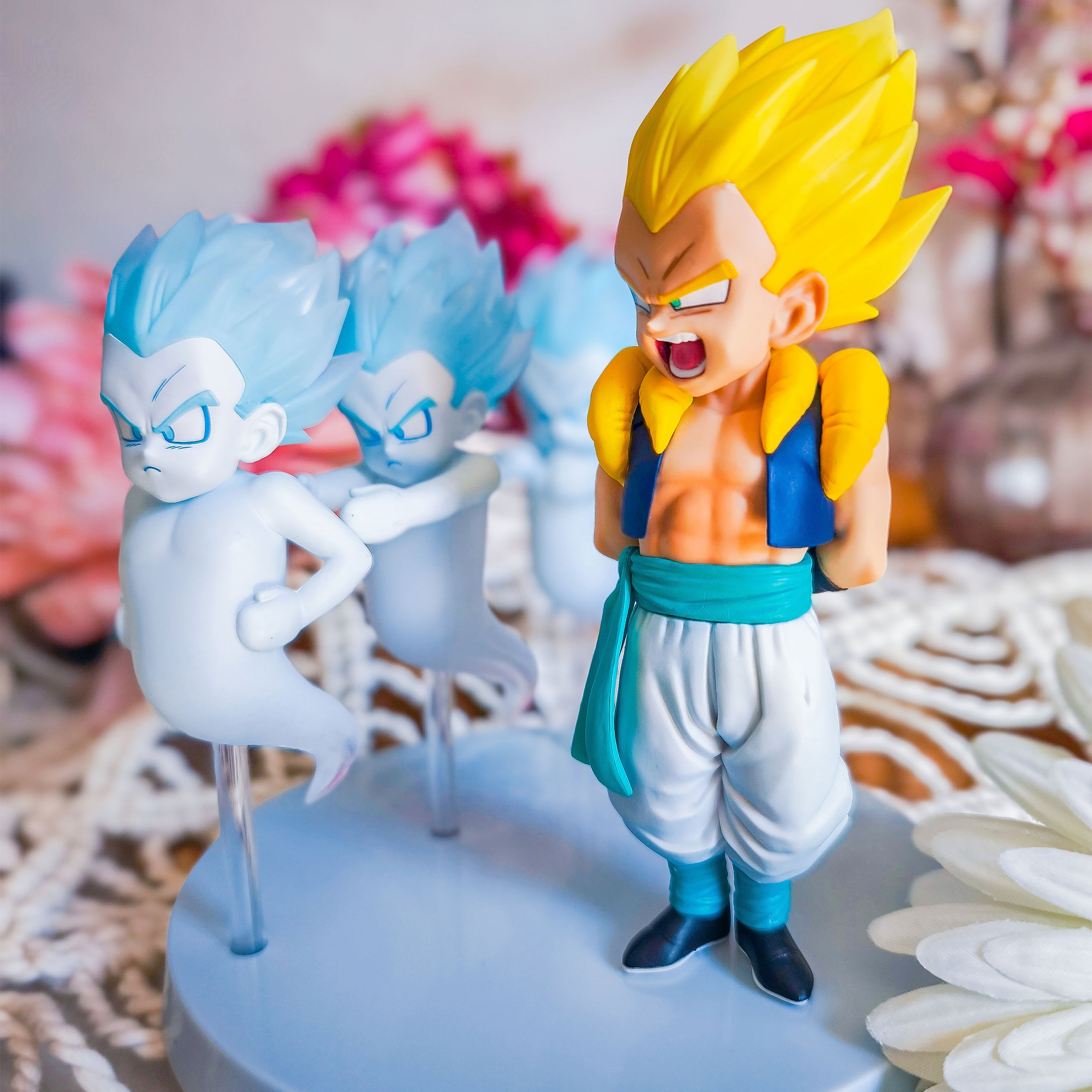 Productafbeelding Dragon Ball Z - Super Saiyan Gotenks en geest Dragon History II Ichibansho figuurset